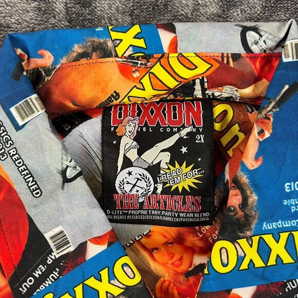 Dixxon Flannel Co The Articles Button Up Short Sleeve Men's 2XL NWT - Picture 3 of 8